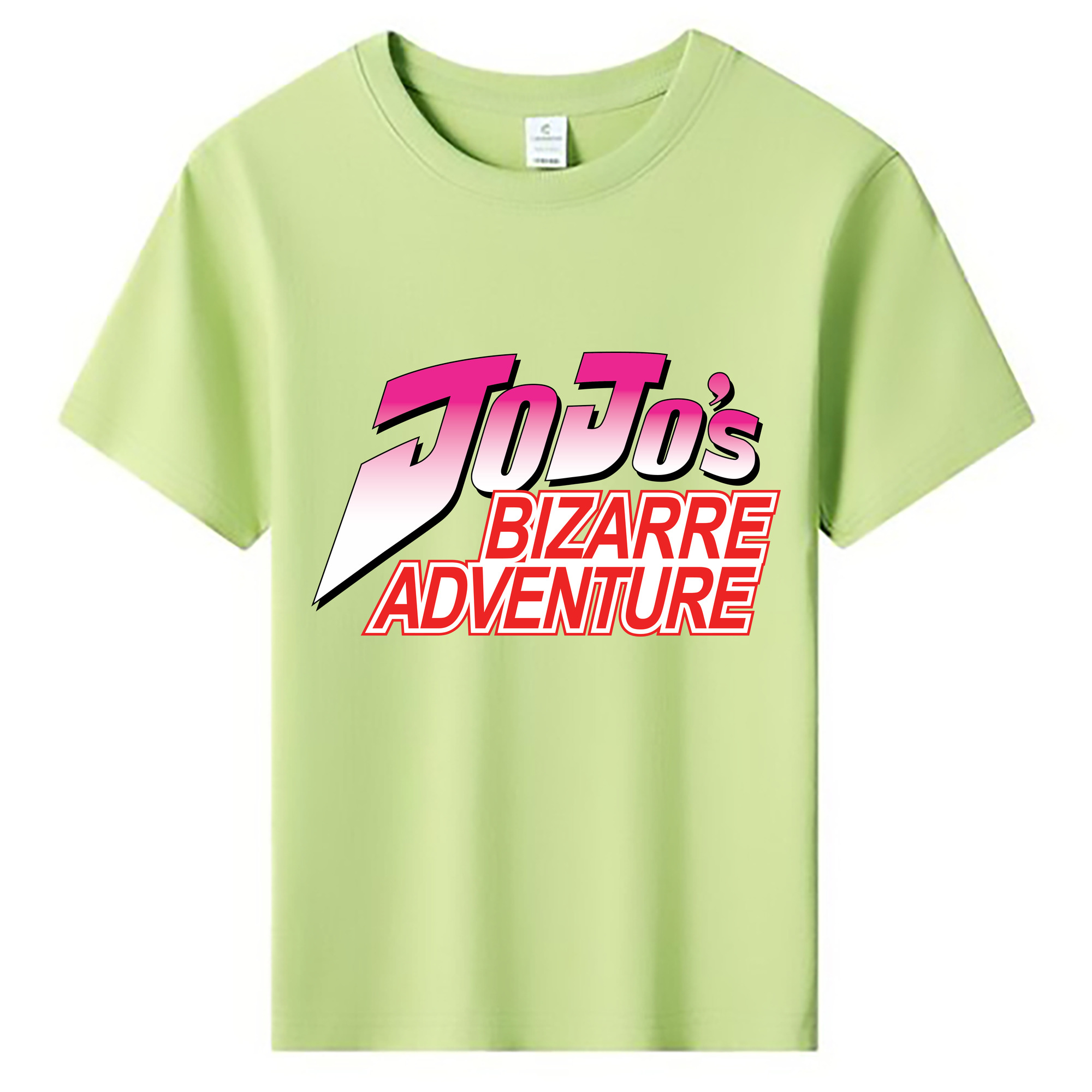 （画像用） ジョジョの奇妙な冒険 JoJo's Bizarre Adventure 綿100％キッズTシャツ（フロントプリント）